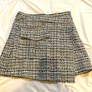 Chic wish mini knit wrap skirt
